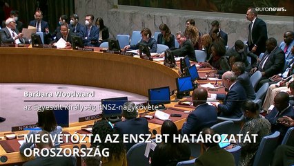 Oroszország megvétózta a BT-ben a népszavazásait törvénytelennek minősítő ENSZ-határozat