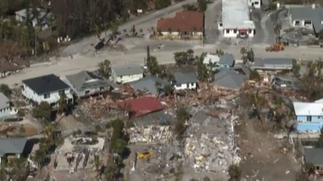 I danni dopo il passaggio dell'uragano Ian in Florida