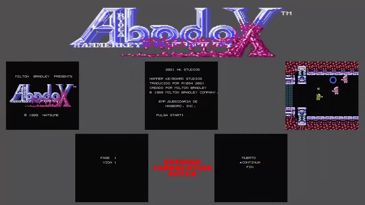 Abadox (アバドックス) (ES) Spanish Translation Patch (FAMICOM)