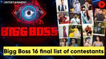 Bigg Boss 16 Contestants Final List | All Contestants Of Bigg Boss 16 | BB16 Final List