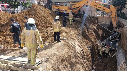 Maltepe’de inşaat alanında göçük: Bir işçi toprak altında kaldı