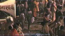 Hundreds of Naga Sadhus celebrate Kumbh Mela