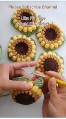 Crochet Sunflower | Crochet Flower Pattern | World Of Crochet