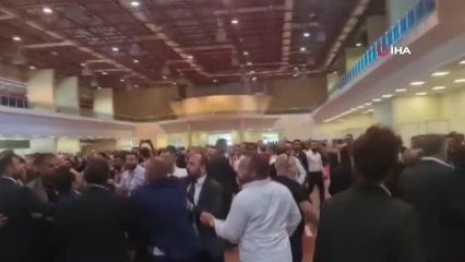 Kayseri haberi... Kayseri Ticaret Odası seçiminde taraflar arasında kavga çıktı