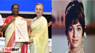 Legendary Actress Asha Parekh was conferred with Dada Saheb Phalke Award | FilmiBeat