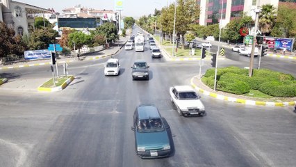 Sürücülerin trafik denetimi taktikleri kamerada