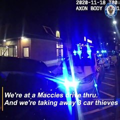 Birmingham car thieves arrested McDonald’s drive thru on Bristol Road