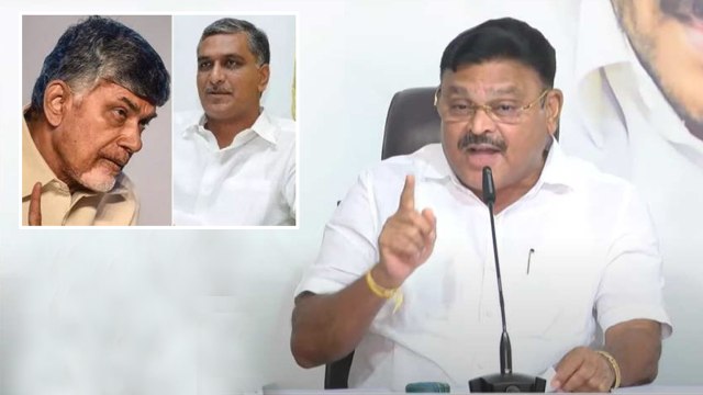 అటు హరీష్ రావు, ఇటు చంద్రబాబు ఇద్దరికీ ఇచ్చి పడేసిన అంబటి రాంబాబు *Politics | Telugu OneIndia