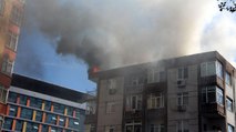 İstanbul’da 6 katlı apartmanda yangın paniğe neden oldu