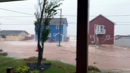 Scary View From  Deck During Hurricane Fiona