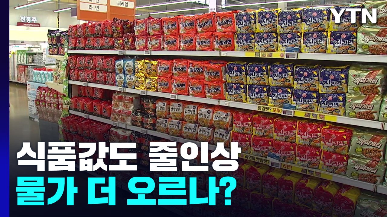 전기·가스에 이어 식품값도 줄인상...물가 더 오르나? / YTN