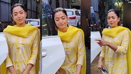 Rashmika Mandanna बेहद थकी हालत में Media पर चिल्लाईं, फिर भी दी Fans को हंसकर photo, video viral!