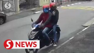Cops investigating after duo on bike shoot at Manjung house