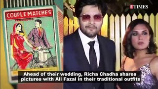 Richa Chadha, Ali Fazal go traditional for pre-wedding party (1)