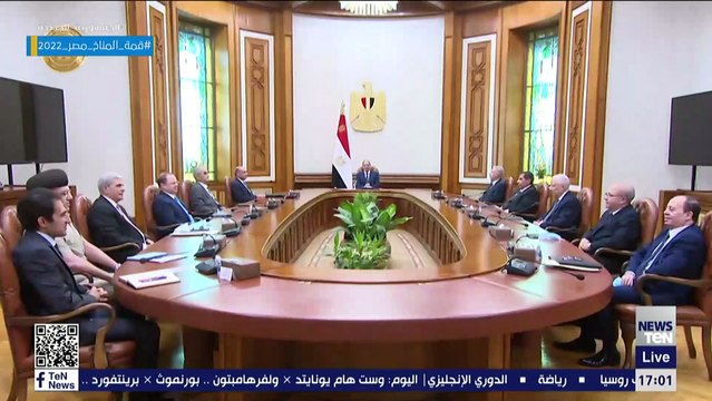 الرئيس السيسي يجتمع بأعضاء المجلس الأعلى للهيئات القضائية