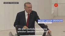 Turkey's Erdogan renews threat to block Swedish, Finnish NATO bids