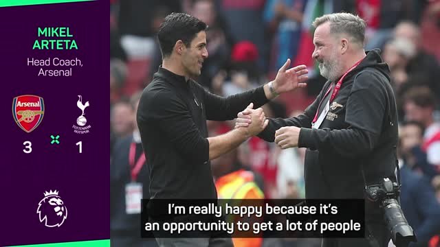 'Passion and coolness' - Arteta lauds players after derby victory