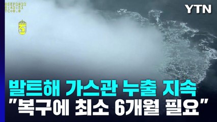 발트해 가스관 누출 지속..."복구는 최소 6개월" / YTN