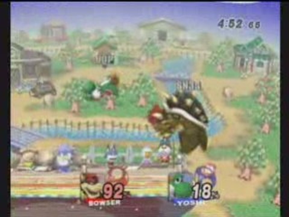Brawl SN3S (Bowser) Vs. UDP(Yoshi)