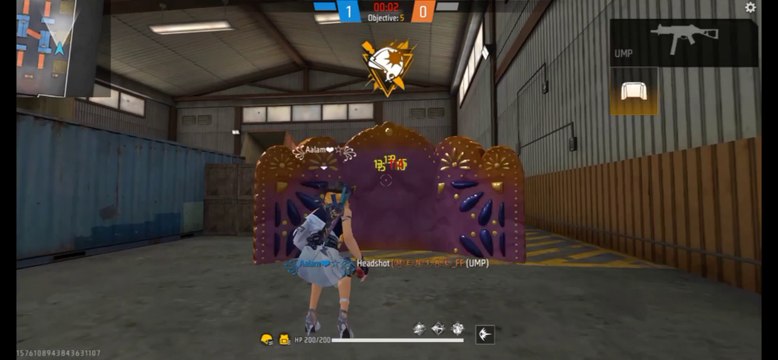 Free fire || Lone wolf mode op gameplay 1vs1 || free fire op headshot