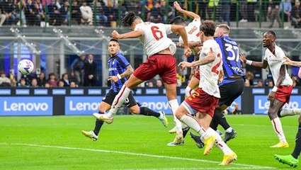 Milli futbolcuların düellosu nefes kesti! Roma, Inter'i deplasmanda devirdi