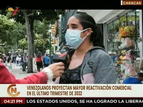 Pueblo caraqueño expresa su opinión sobre la reactivación comercial en los últimos meses del año