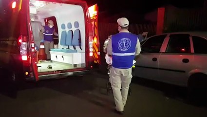 Porta de furgão derruba idoso no Bairro Floresta e Siate é acionado