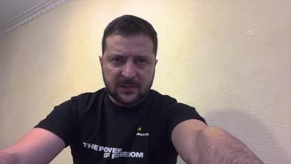 Zelenskiy: "Ukrayna bayrağı Liman şehrinde"