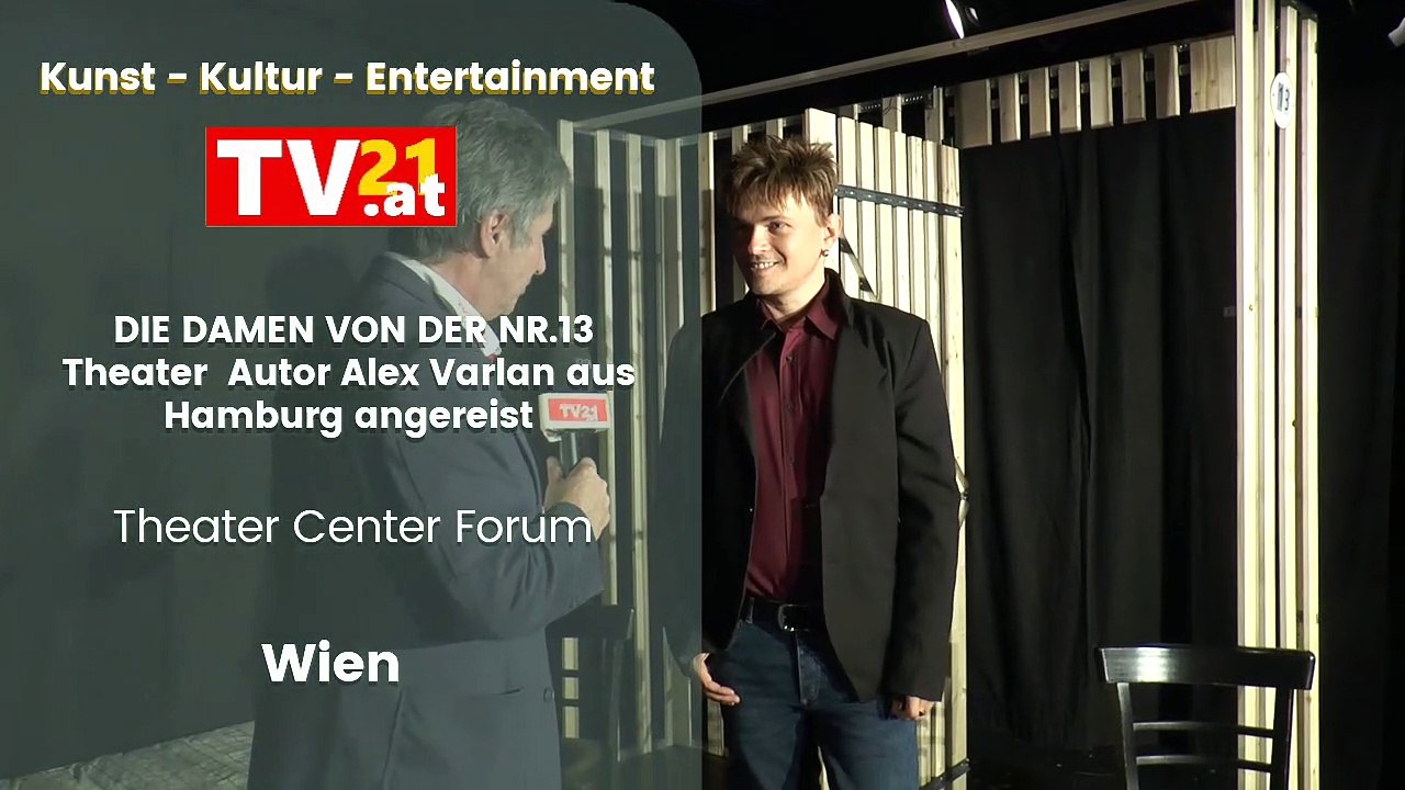 DIE DAMEN VON DER NR.13 Autor Alex Varlan extra aus Hamburg angereist