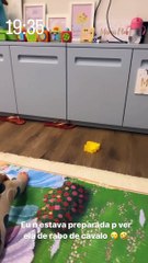 Maria Alice encanta Virgínia Fonseca ao surgir de rabo de cavalo