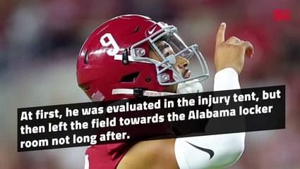 Alabama’s Bryce Young Heads to Locker Room With Apparent Injury