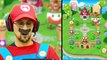 FGTEEV Mario plays SUPER MARIO RUN! Spyro Dragon Kills Bowser + Boom Boom Battle (iOS App Game #1)_2