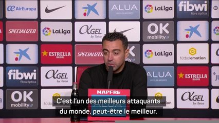 7e j. - Xavi : "Lewandowski est peut-être le meilleur attaquant du monde"