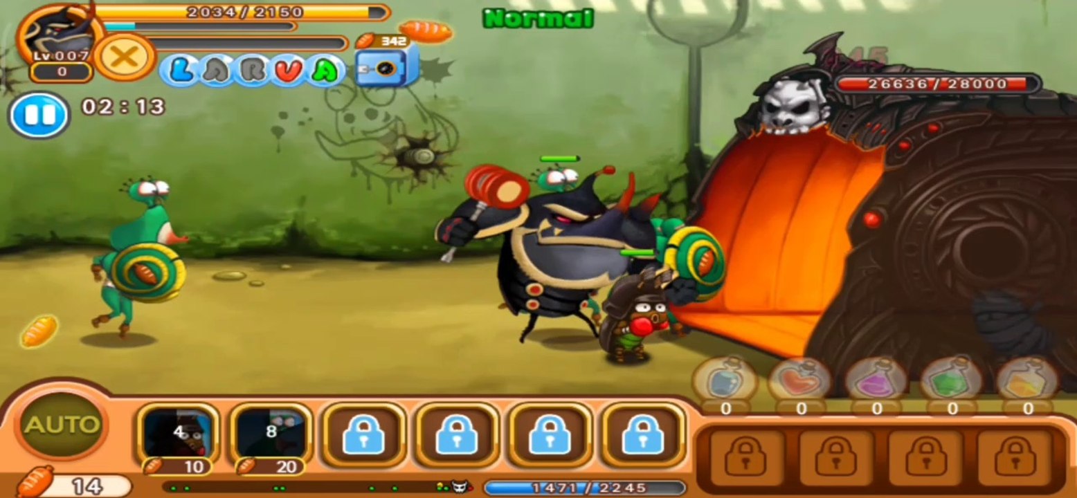 Upgrade and Get New Unit - Larva Heroes: Lavengers Part 2