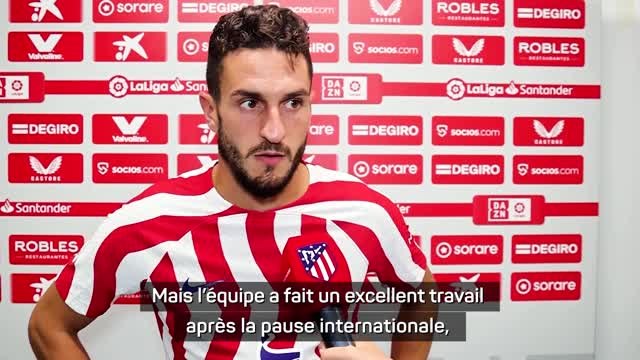 7e j. - Koke, un record d'apparition, mais l'équipe avant tout