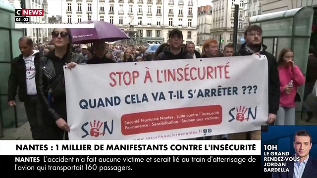 Hier, près d’un millier de personnes de sont réunies à Nantes pour dire stop à l’insécurité et pour demander à la Maire d'agir aux cris de Johanna, bouge-toi !