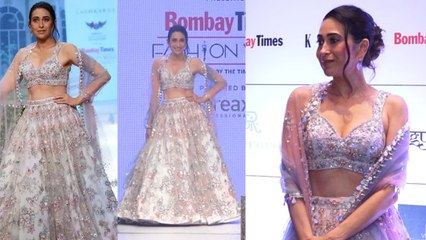 Download Video: Karisma Kapoor turns Showstopper for Lashkaraa at the Bombay Times Fashion Week | FimiBeat