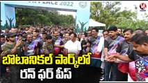 Run For Peace 2022 On The Occasion Of Gandhi Jayanti In Hyderabad Botanical Garden _ V6 News