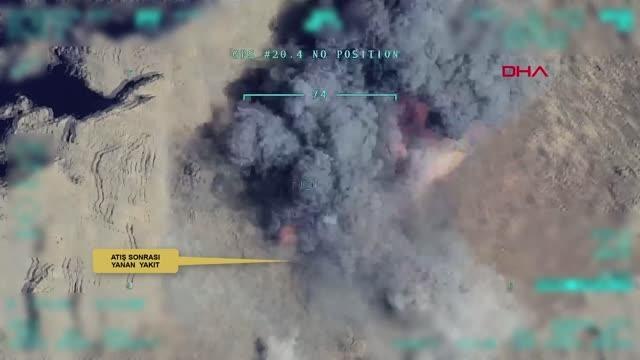 Irak'ın kuzeyinde Asos bölgesinde ilk belirlemelere göre 23 PKK'lı terörist etkisiz hale getirildi