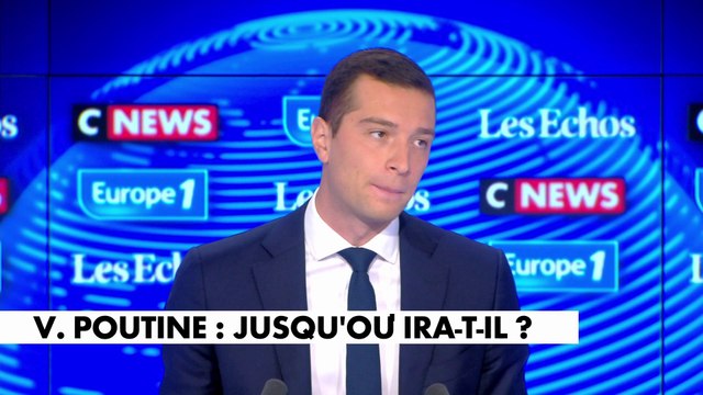 Jordan Bardella : «Les sanctions n’enrayent pas la guerre, le pétrole que l’on n'achète pas à la Russie, on l’achète à travers l’Inde ou l’Iran qui nous le revendent beaucoup plus cher, 80% du monde continue à commercer avec la Russie»