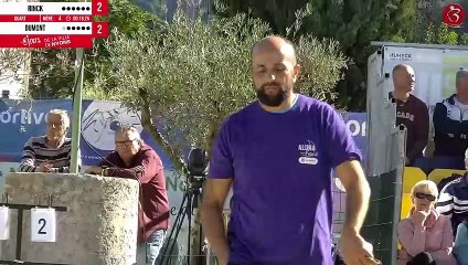 Quarts de l'International à pétanque de NYONS 2022