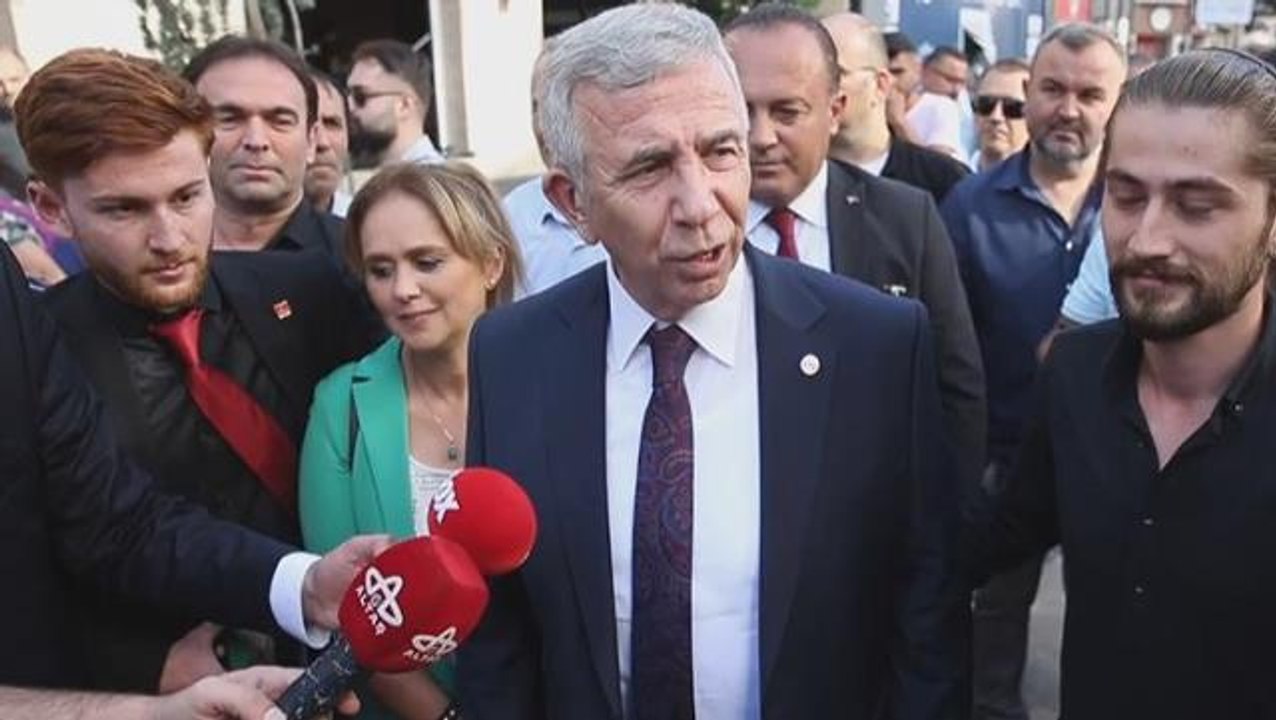 Vatandaşın "Hoş geldiniz sayın cumhurbaşkanım" sözlerine, Mansur Yavaş sessiz kalamadı