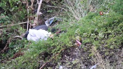 Dengesini kaybetti, 10 metrelik uçurumdan düşerek ağır yaralandı