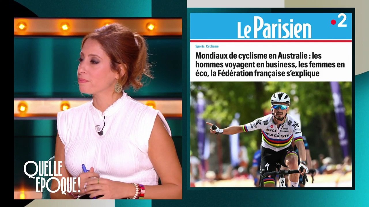 Rachida Dati sur le plateau de "Quelle époque" diffusé ce samedi 1er octobre sur France 2