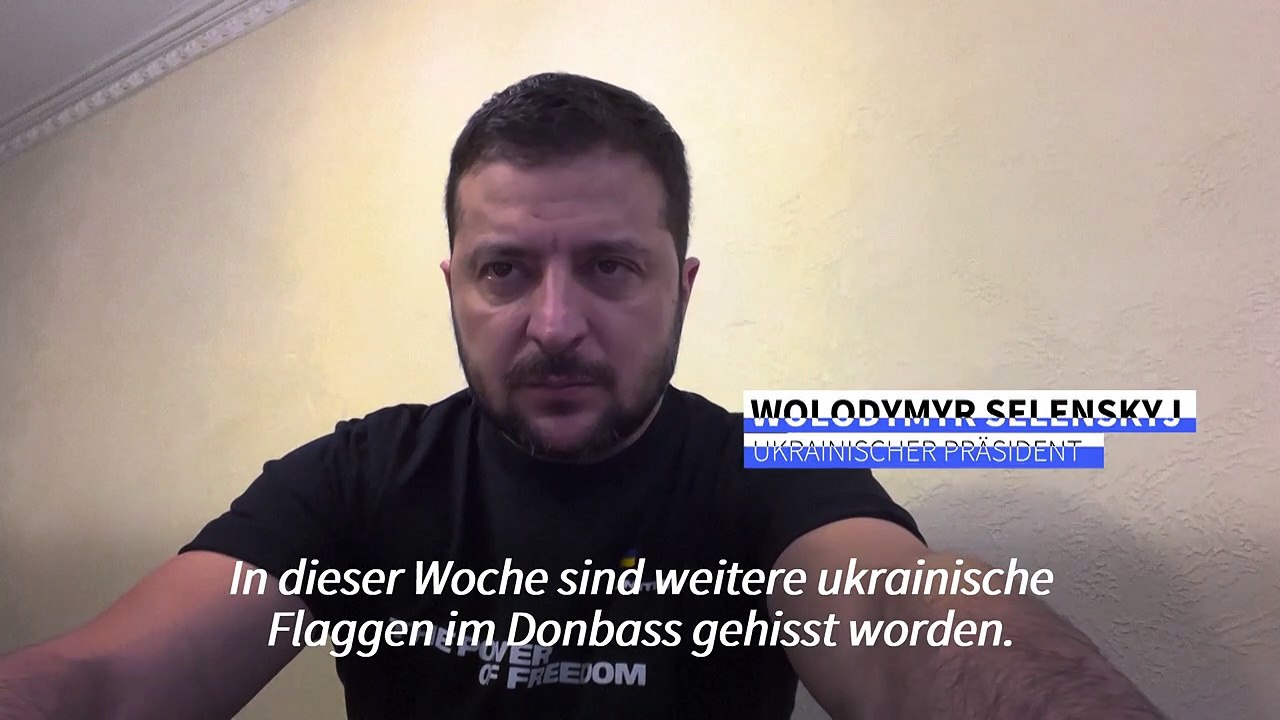 Selenskyj fordert Russen zum Sturz von Putin auf