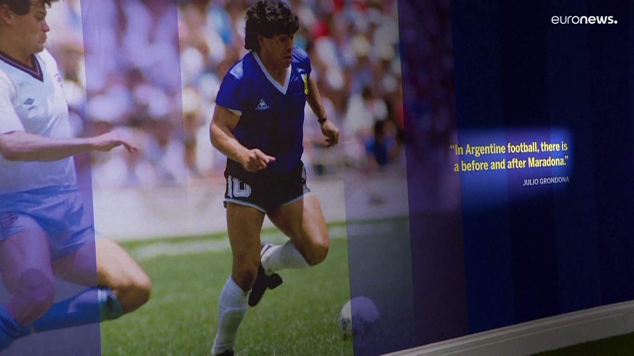 Maradonas 'Hand-Gottes'-Trikot mit der Nummer 10 wird in Katar ausgestellt