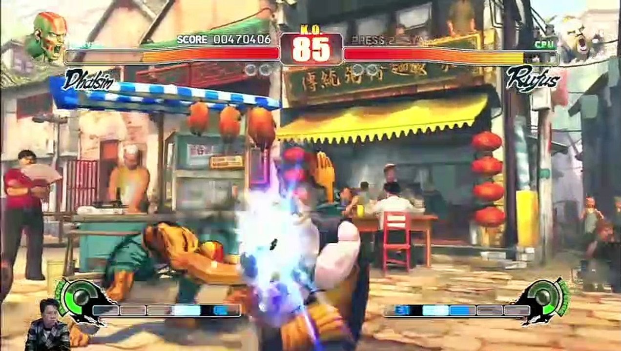 (PS3) Street Fighter 4 - 02 - Dhalsim - Lv Medium-Hard....More like Medium-Rare...pt 1