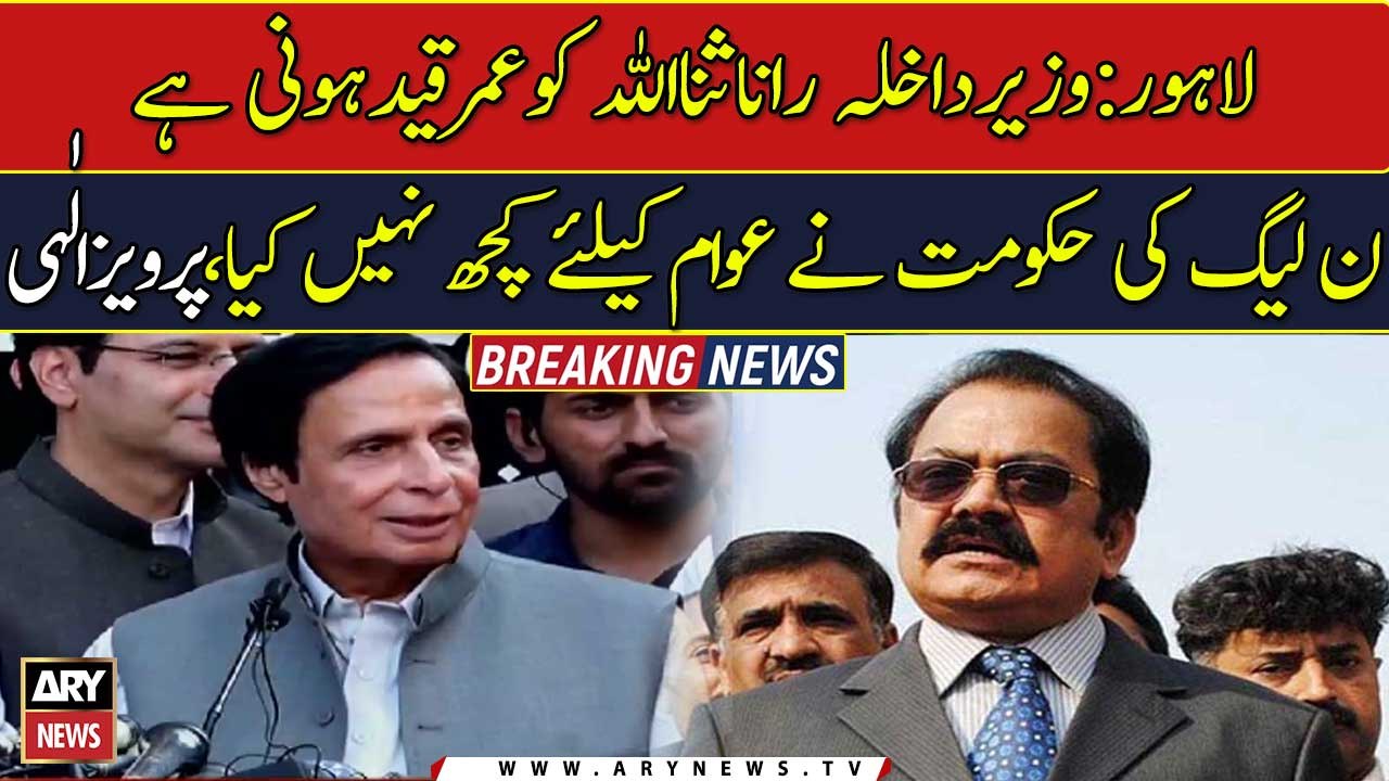 PMLN ki hukumat ne awam k liye kuch nahi kiya: Chaudhry Pervaiz Elahi