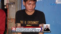 Lalaking wanted dahil sa droga, nahulihan pa ng baril at granada nang maaresto; Pinsan ng suspek, nahuli rin | 24 Oras Weekend