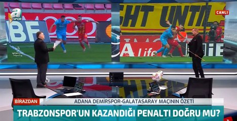 Trabzon'a Kayseri maçında verilen skandal penaltı ve hakemlerin yorumları